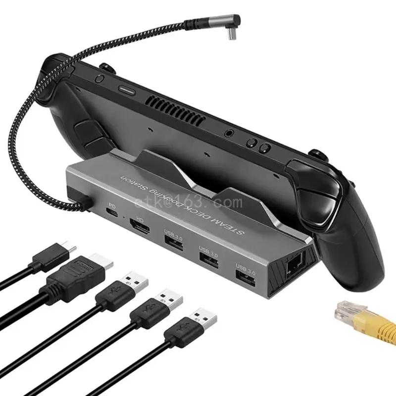 SteamDeck ŷ ̼ǿ 6-in-1 Type-C ŷ (USB3.0x3 +HDMI4K60hz )